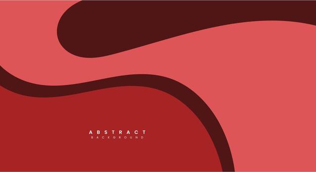 Simple flat red background vector