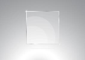 silver glowing square frame on background photo