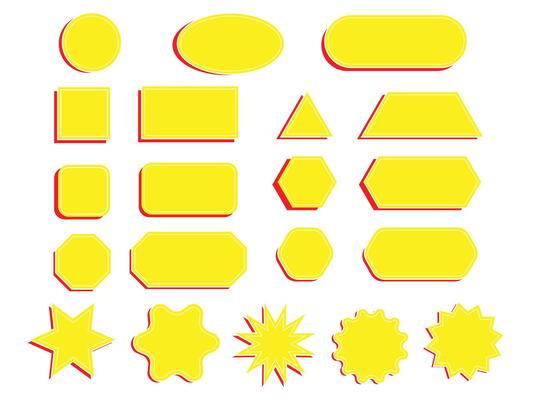tag label border sale price basic shape space for text