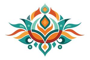Abstract shape on White Background vector