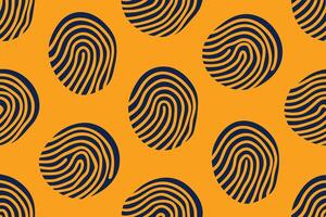 Seamless fingerprint image pattern vector