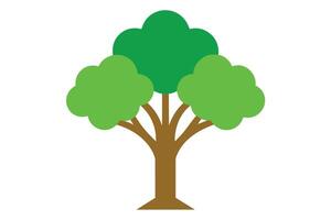 Tree Clipart Set Vector Illustration set isolated on white background
