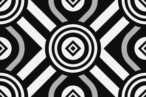 monochrome background with retro pattern design vector