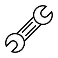 Wrench Vector Icon Design