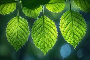 ai generado brillante primavera verdor naturaleza profesional fotografía foto