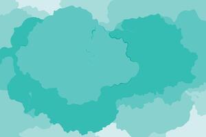 Pretty Watercolor Background In Turquoise Color vector