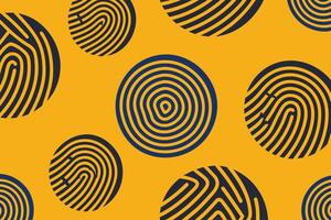 Seamless fingerprint image pattern vector