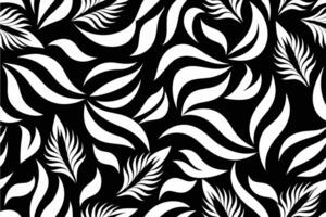 Seamless Black and White Vector Patterns