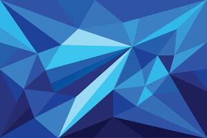 Blue Geometric Abstract Background vector