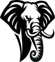 logotipo de la mascota del elefante vector