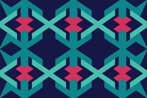 Seamless abstract geometric pattern design vector