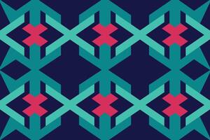 Seamless abstract geometric pattern design vector