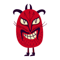 grappig demon voor halloween png