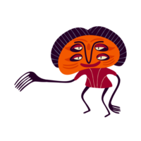 funny demon for halloween png