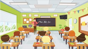 Female Teacher Video Animation