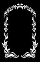 Vintage ornament frame. Decorative border frames, retro style divider. Elegant vintage frame and wedding ornaments Isolated icons vector set. Calligraphic filigree black ink borders collection