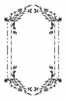 Vintage ornament frame. Decorative border frames, retro style divider. Elegant vintage frame and wedding ornaments Isolated icons vector set. Calligraphic filigree black ink borders collection