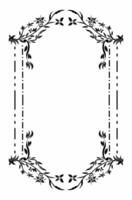 Vintage ornament frame. Decorative border frames, retro style divider. Elegant vintage frame and wedding ornaments Isolated icons vector set. Calligraphic filigree black ink borders collection