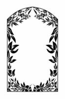 Vintage ornament frame. Decorative border frames, retro style divider. Elegant vintage frame and wedding ornaments Isolated icons vector set. Calligraphic filigree black ink borders collection