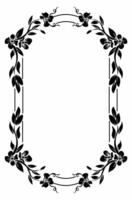 Vintage ornament frame. Decorative border frames, retro style divider. Elegant vintage frame and wedding ornaments Isolated icons vector set. Calligraphic filigree black ink borders collection