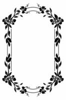 Vintage ornament frame. Decorative border frames, retro style divider. Elegant vintage frame and wedding ornaments Isolated icons vector set. Calligraphic filigree black ink borders collection