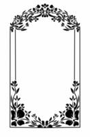 Vintage ornament frame. Decorative border frames, retro style divider. Elegant vintage frame and wedding ornaments Isolated icons vector set. Calligraphic filigree black ink borders collection