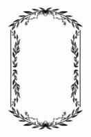 Vintage ornament frame. Decorative border frames, retro style divider. Elegant vintage frame and wedding ornaments Isolated icons vector set. Calligraphic filigree black ink borders collection