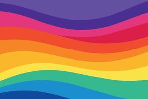 Modern colorful gradient background with wave lines vector