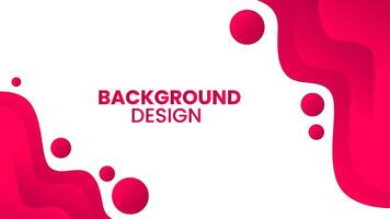 Modern background design. Creative banner design with wave shapes for template. Simple horizontal banner. vector