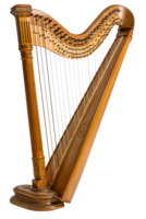AI generated Classical harp orchestra music instrument png