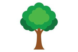 Tree Clipart Set Vector Illustration set isolated on white background