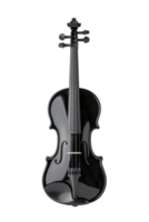 AI generated Black violin classical musical instrument png