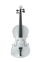 AI generated White violin classical musical instrument png