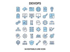 Programming coding set of web icons in line style. Software development icons for web and mobile app. Code, api, programmer, developer, information technology, coder and more. Vector illustration