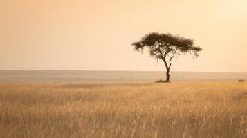 ai generado África paisaje detalles foto