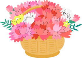 a flower basket png