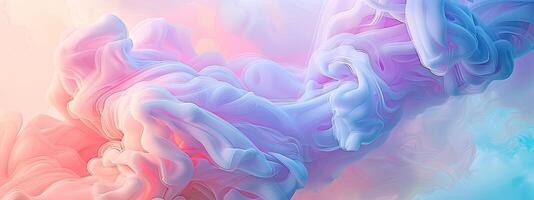 AI generated Pastel abstract background photo