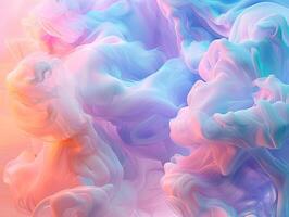 AI generated Pastel abstract background photo