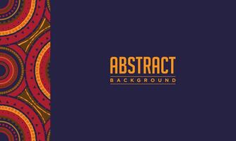 Abstract Background with Geometric ethnic oriental pattern. vector