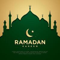 Ramadan Kareem Background Design. Vector Illustration.