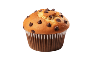 ai généré réaliste muffin illustration sur transparent Contexte png