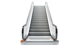 AI generated Escalator Steps On Transparent Background png