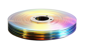 CD mostruário em transparente fundo png