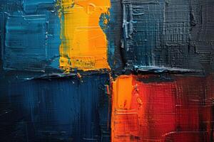 AI generated Abstract colorful oil paint background wallpaper design images photo