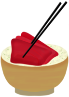 Japanese food element png