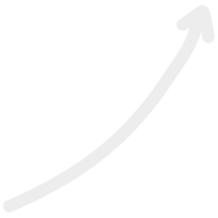 a white arrow pointing to the left on a transparent background png