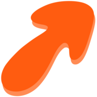 Orange Gelb Pfeil Element png