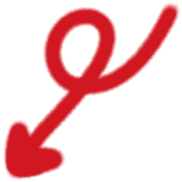 Red arrow element png