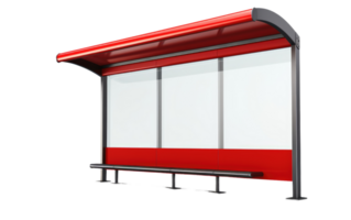 Bus Waiting Point On Transparent Background png