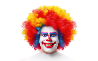 Clown Perücke auf transparent Hintergrund png